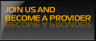 Join us and become a provider